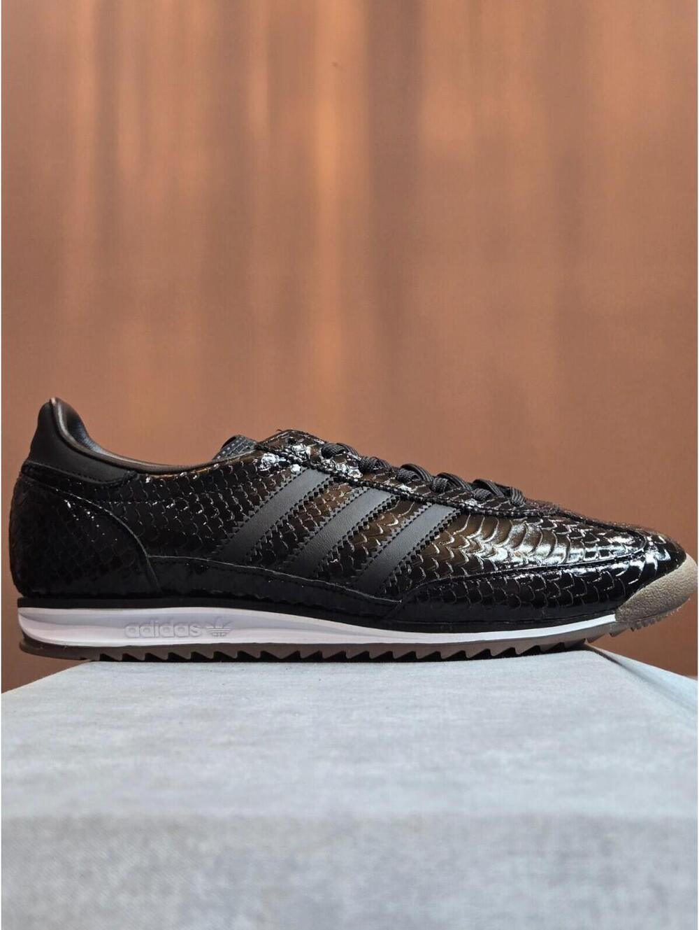 adidas Originals SL 72 OG Black Carbon Snakeskin IH9170 Women's 6W / 5Y NIB